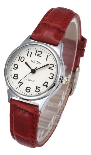 Top Plaza Reloj De Cuero Para Mujer,relojes De Vestir Casual