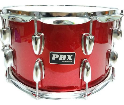 Caixa De Bateria 20 Cm X 14 Pol Music Phx Profissional Red