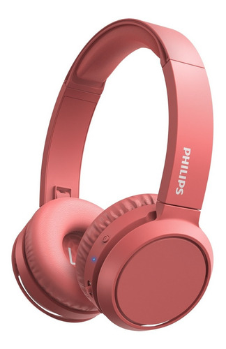 Audifono Bluetooth Philips Rojo. Tah4205 Over Ear Color Rojo