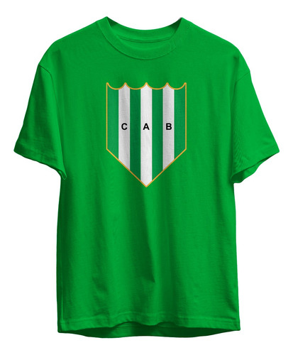 Remera Club Atlético Banfield Logo En El Pecho Color Verde