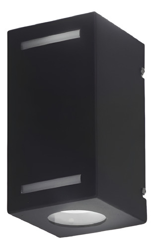 Aplique Ferrolux Bolonia 2gu10 95x95x182 + Eco Led 5w L/c Negro