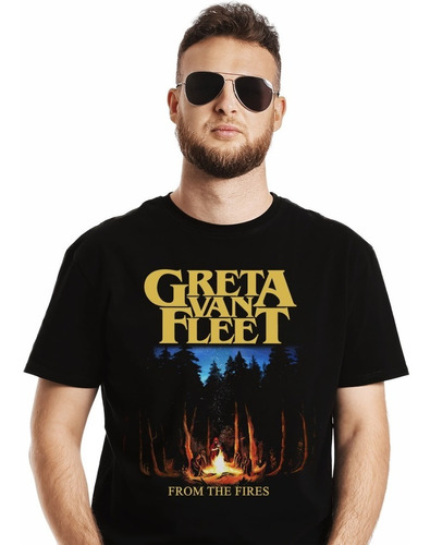 Polera Greta Van Fleet From The Fires Rock Impresión Directa