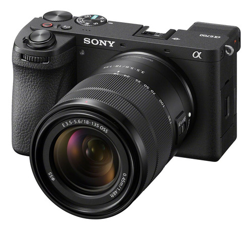 Câmera Sony A6700 (ilce-6700) Kit 18-135mm F/3.5-5.6 Oss Cor Preto