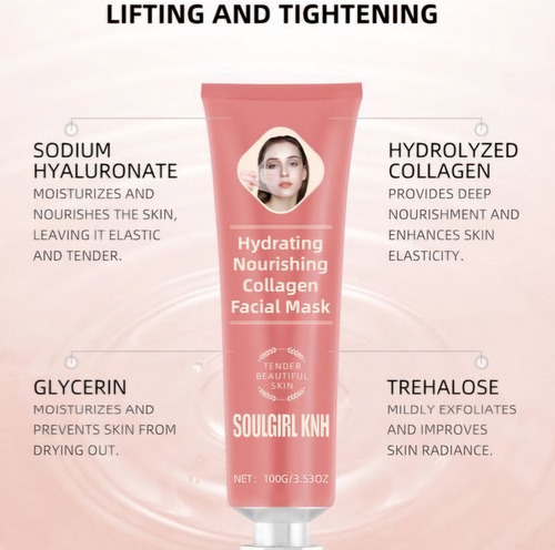 Set Mascarilla Facial Bio-colageno Tela Y Aplicable X 2 Und Todo Tipo De Piel