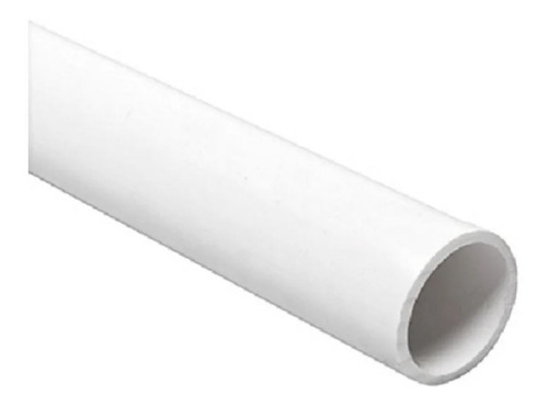 Pack 7 Pzas Tubo Pvc 1  Ø Pvc Cedula 40 De 3 Mts Y 6 Coples