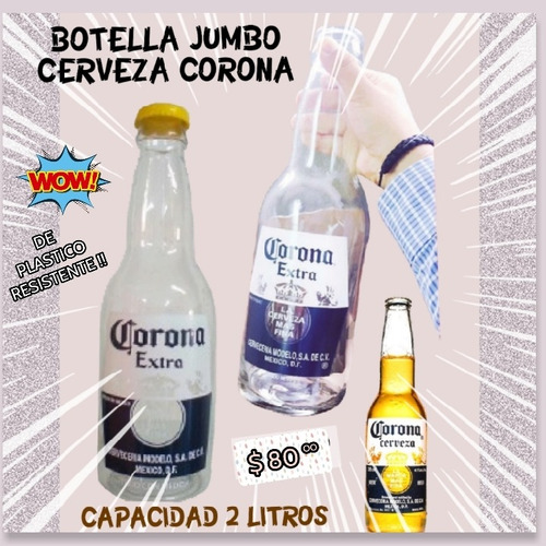 Botellas De Cerveza Gigante Contenedor Con Tapa !! 