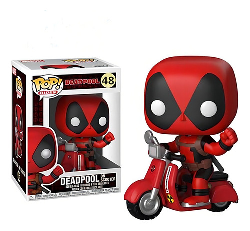 Figura Funko Pop! - Deadpool - Deadpool On Scooter (48