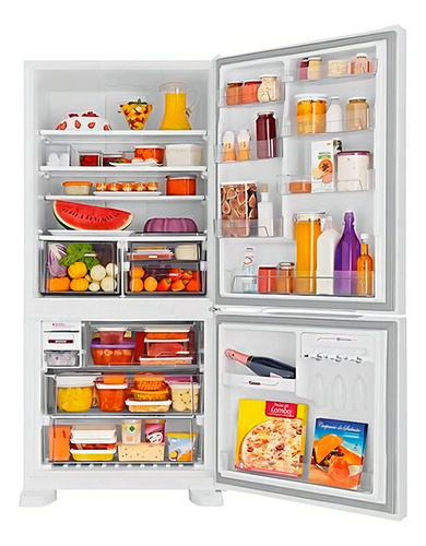 Geladeira com freezer inverter Brastemp BRE80AB con capacidad de 573L 127V -branco