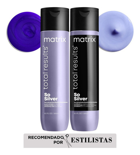  Kit Matizador So Silver Shampoo + Acondicionador Matrix