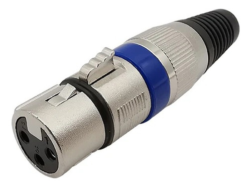 Conector Metal / Plastico Jack Canon Xlr Hembra