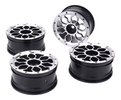 Imagen 3 de 6 de 4 Unids 1.9 Pulgadas Aluminio Beadlo Llantas Para 1/10 Rc Ro