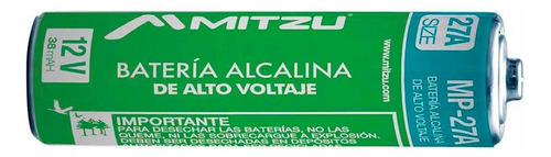 Batería Alcalina 27a Mp-27a