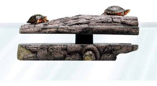Zilla Tronco Resina Flotante Para Tortugas Agua 46x23x13 Cm