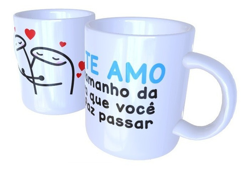 Caneca Eu Te Amo Namorada Flork Meme Raiva Presente Caneca