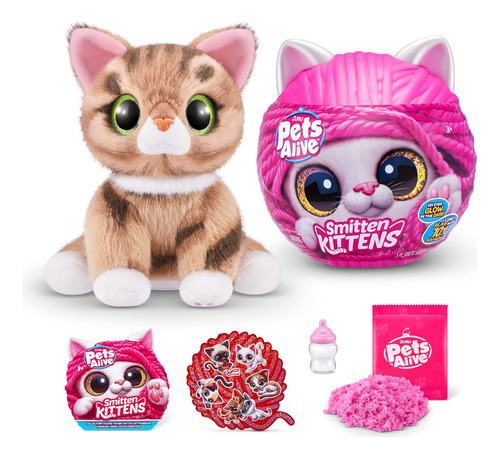 Pets Alive Smitten Kittens Surprise (tabby Cat Ginger) De Zu