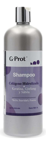 Shampoo Keragen Colageno Keratina, Ginseng Sábila 1 Lt G-pro