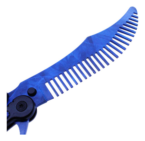 Peine Plegable De Acero Inoxidable Con Forma De Mariposa Par