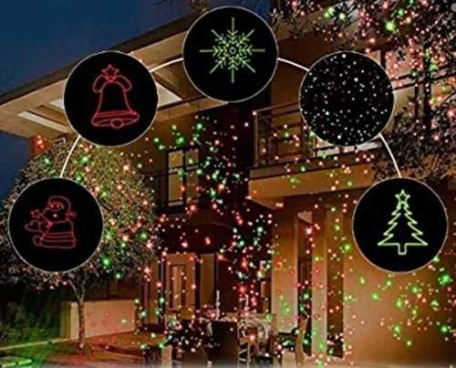 Imagen 1 de 3 de Luses De Navidad Laser De Patrones
