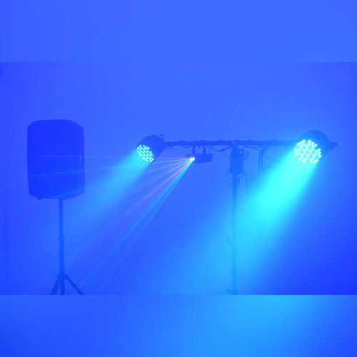 Imagen 3 de 6 de Alquiler Sonido Parlantes Luces Led Maquina Humo Eventos