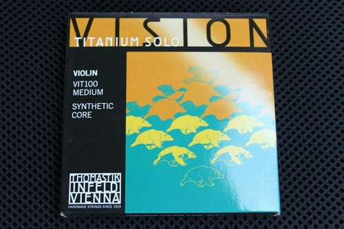 Cuerdas Para Violin Thomastik Vision Titanium Solo