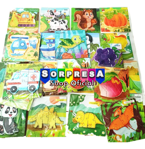 12 Rompecabezas Didactico Infantil Educacion Montesori