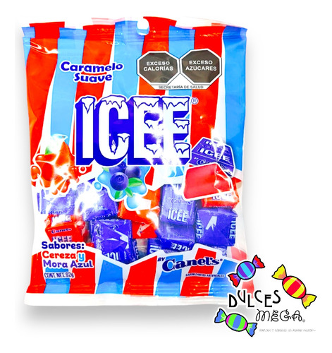 Canels Icee Caramelo Suave Cuadreta 92g