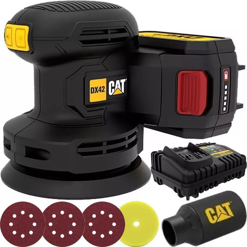 Lijadora Pulidora 125mm Con Bat 18v Cat Caterpillar Dx42b