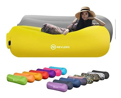 Nevlers 2 Pack De Tumbonas Hinchables Con Bolsillos 2j4r8