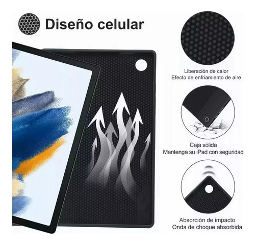 Funda Con Teclado Táctil Para Galaxy Tab A9 Plus11\\ Mouse