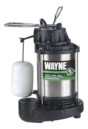 Wayne Cdu980e - Bomba Sumergible De 3/4 Hp De Hierro Fundido