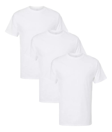 Playera Hombre Paquete 3 Cuello Redondo Algodón Comoda Moda