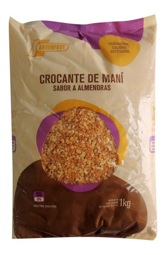 Crocante De Mani Sabor Almendra De Reposteria 1kg Argenfrut