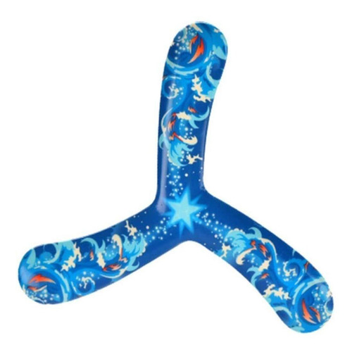 Bumerangue Azul Tradicional Boomerang Adulto Infantil Praia