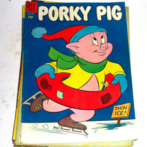 10 Revistas Porky Pig En Inglés Del 50 Editorial Dell Comic. (Usado)