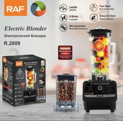 Licuadora Botella Mezcladora Multifuncional 2.5l Raf-2809