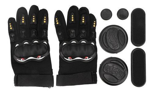 Triple Deslizante Guantes Placa Deslizante Longboard Equipo