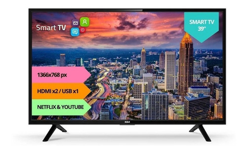 Smart Tv Rca 39 Hd Netflix X39sm Hdmi Usb Netflix Youtube