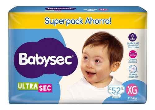 Babysec Ultra Pack Jumbo Xg X 52