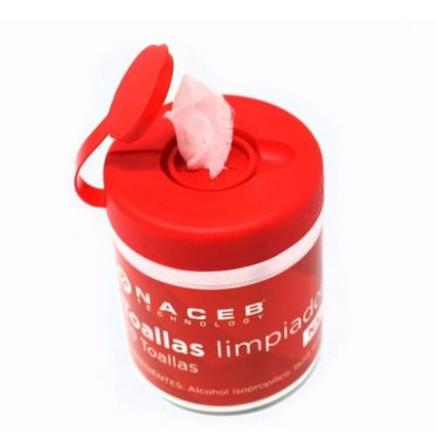 Toallas Limpiadoras Humedas Naceb Na-0801 30 Piezas /v /v Color Blanco