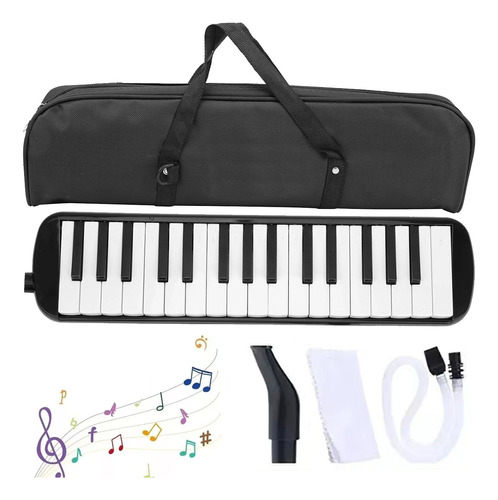 Melodica Melodion  Escolar 32 Teclas Funda Y Accesorios