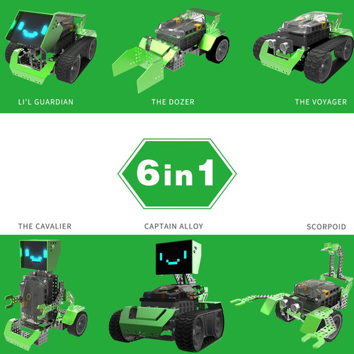 Kit De Robot Programable 6 En 1 Con Control Remoto