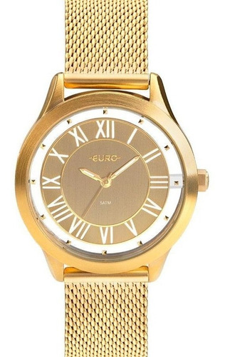 Relógio Euro Feminino Dourado - Eu2039jh/4d