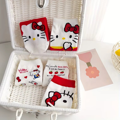 Set Calcetas Dibujos Animados Disney Y Hello Kitty Sanrio