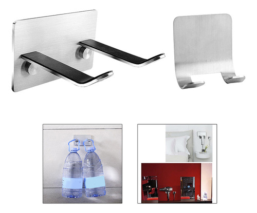 . Soporte De Almacenamiento De Pared De Acero Inoxidable