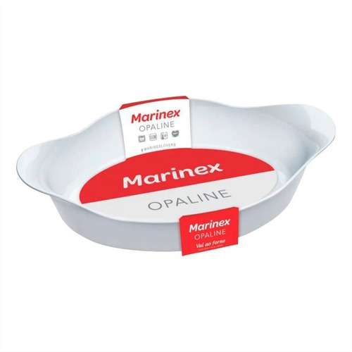 Asadera Fuente Marinex Vidrio Opaline 1000 Ml