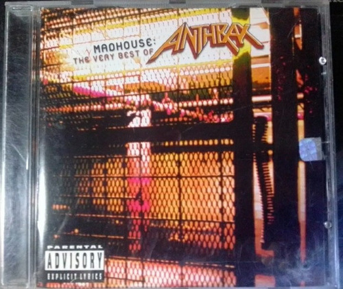 Anthrax The Very Best Madhouse Cd Metal Island Usa 2001