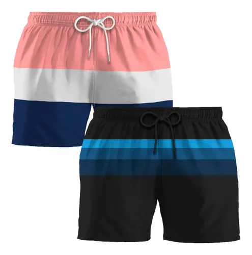 Dulk Kit 2 Short Masculino Bermuda Mauricinho Praia P Ao Xg 2026