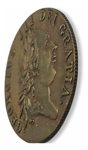 Moneda Jetón Token?? Georgius Iii Dei Gratia 1701 (Usado)