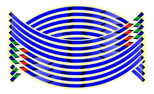 Adhesivos Para Llantas De Motocicleta, Cinta Reflectante Par