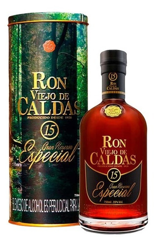 Ron Viejo De Caldas 15 Años Reserva Esp - mL a $208